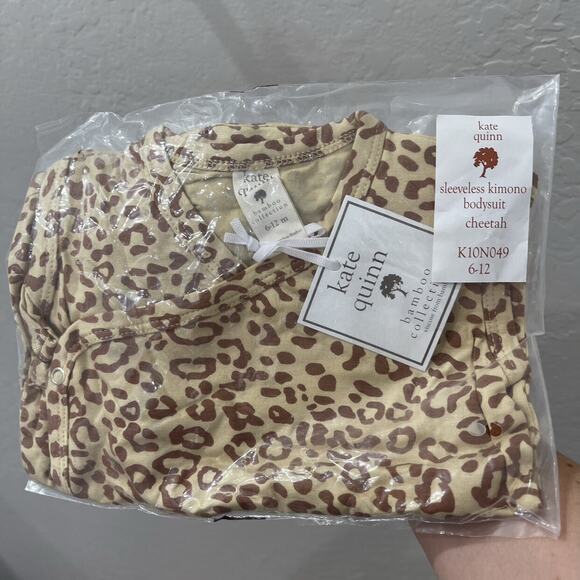 NWT Kate Quinn Sleeveless Kimono Bodysuit - Cheetah - Picture 8 of 8